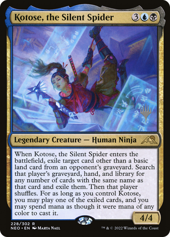 Kotose, the Silent Spider (Promo Pack) [Kamigawa: Neon Dynasty Promos]