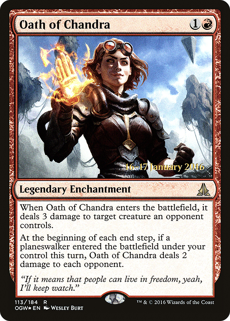 Oath of Chandra [Oath of the Gatewatch Prerelease Promos]