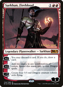 Sarkhan, Fireblood  [Core Set 2019 Prerelease Promos]