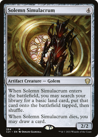 Solemn Simulacrum [Commander 2021]