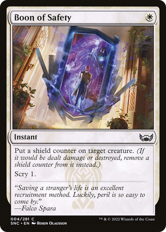 Boon of Safety [Streets of New Capenna]