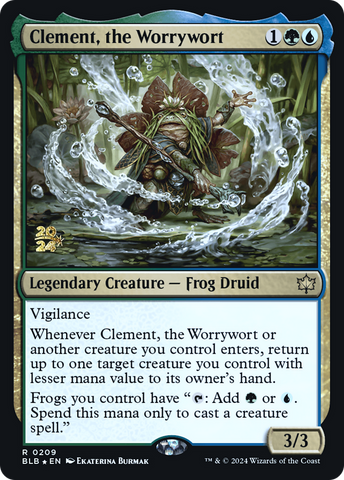 Clement, the Worrywort [Bloomburrow Prerelease Promos]