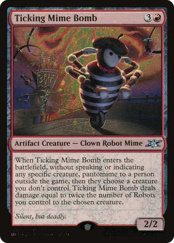 Ticking Mime Bomb (Galaxy Foil) [Unfinity]