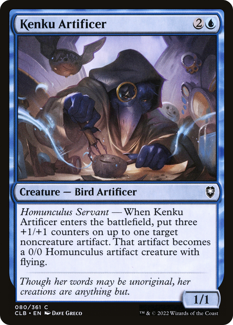 Kenku Artificer [Commander Legends: Battle for Baldur's Gate]
