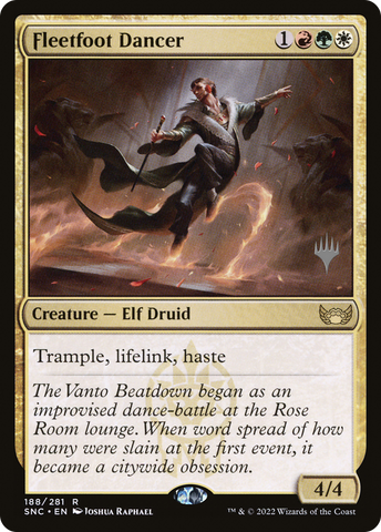 Fleetfoot Dancer (Promo Pack) [Streets of New Capenna Promos]