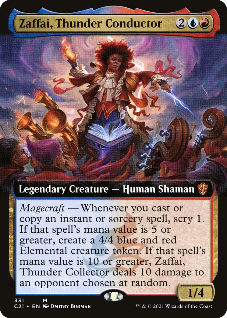 Zaffai, Thunder Conductor (Extended) [Commander 2021]