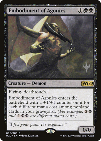 Embodiment of Agonies (Promo Pack) [Core Set 2020 Promos]