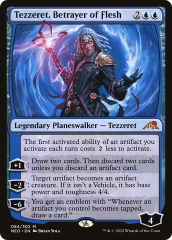 Tezzeret, Betrayer of Flesh [Kamigawa: Neon Dynasty]