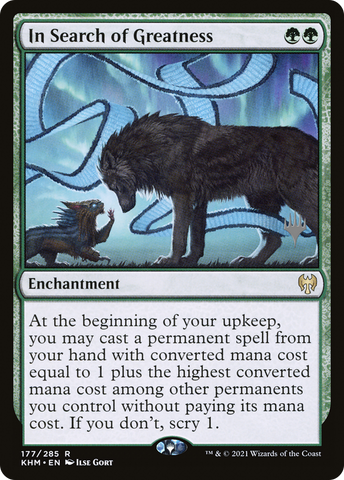 In Search of Greatness [Kaldheim Promo Pack]