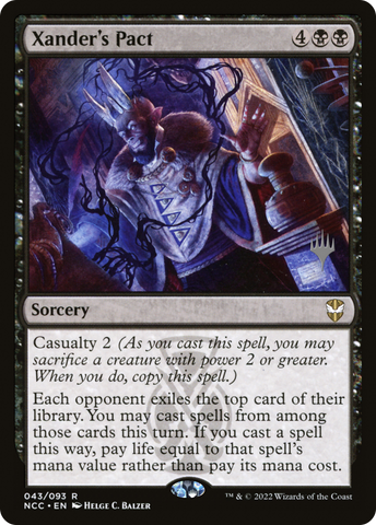 Xander's Pact (Promo Pack) [Streets of New Capenna Commander Promos]