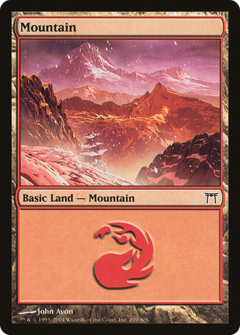 Mountain (299) [Champions of Kamigawa]