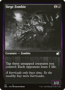 Siege Zombie [Innistrad: Double Feature]