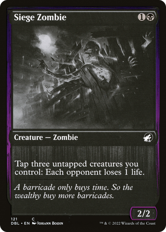 Siege Zombie [Innistrad: Double Feature]