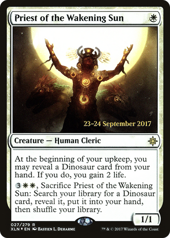 Priest of the Wakening Sun  [Ixalan Prerelease Promos]