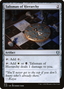 Talisman of Hierarchy [Commander Legends: Battle for Baldur's Gate]