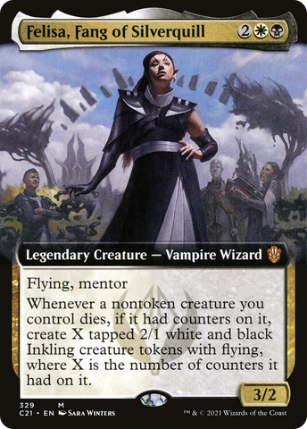 Felisa, Fang of Silverquill (Extended) [Commander 2021]