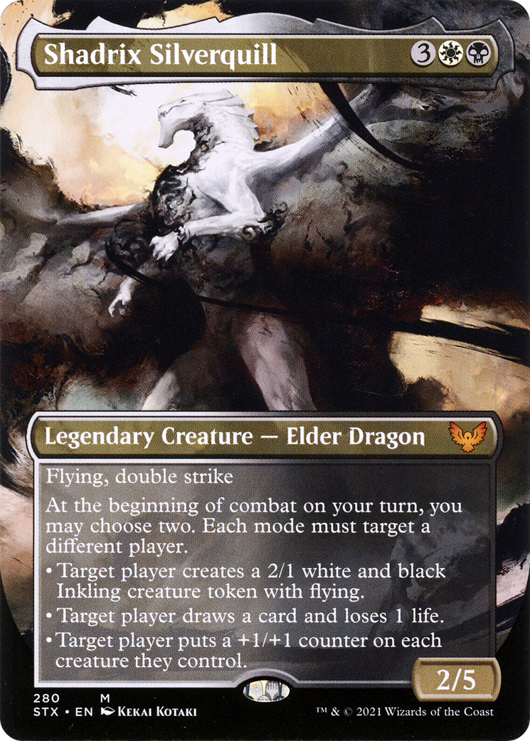 Shadrix Silverquill (Extended) [Strixhaven: School of Mages]