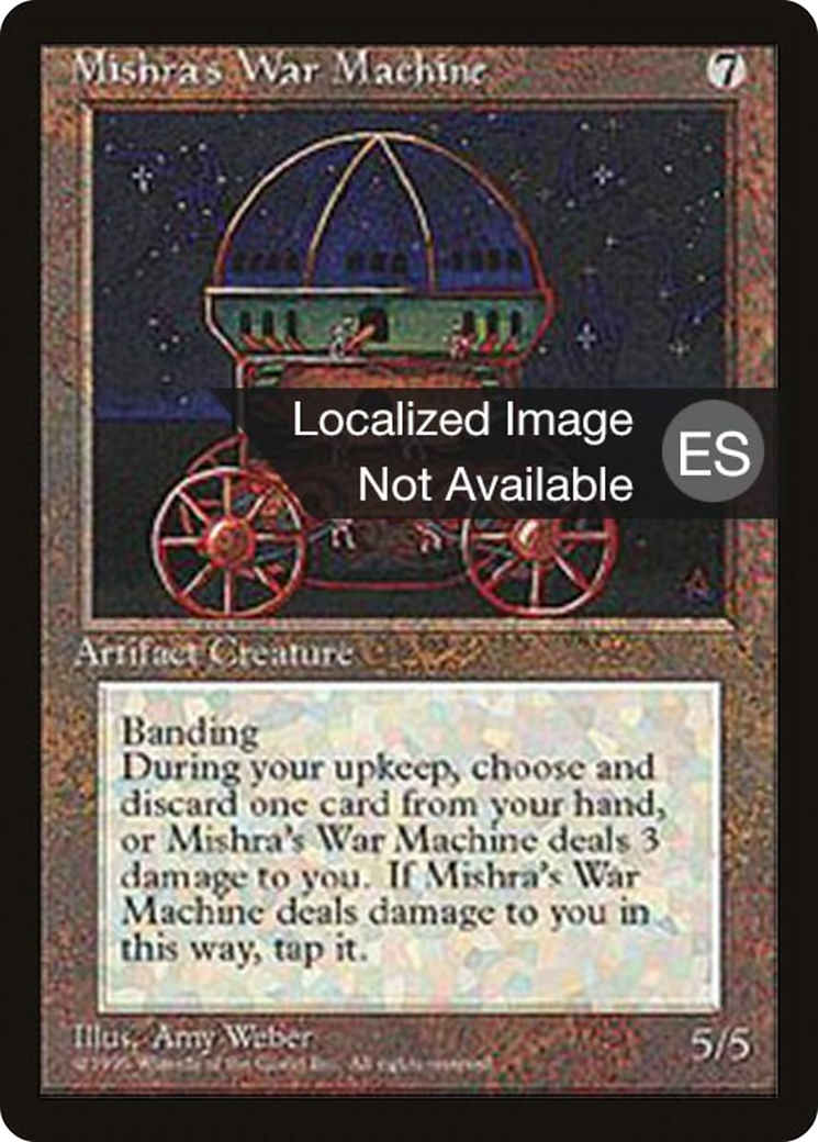 Mishra's War Machine [Fourth Edition Foreign Black Border]