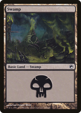 Swamp (240) [Scars of Mirrodin]