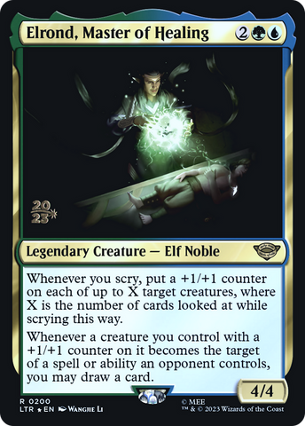 Elrond, Master of Healing [The Lord of the Rings: Tales of Middle-Earth Prerelease Promos]