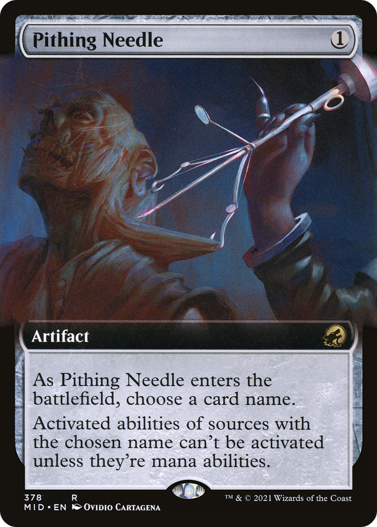 Pithing Needle (Extended) [Innistrad: Midnight Hunt]