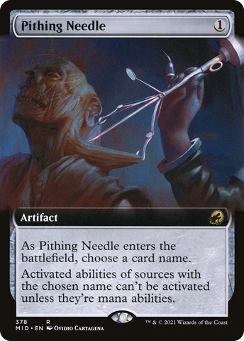 Pithing Needle (Extended) [Innistrad: Midnight Hunt]
