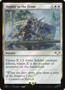 Deploy to the Front (Surge Foil) [Universes Beyond: Warhammer 40,000]