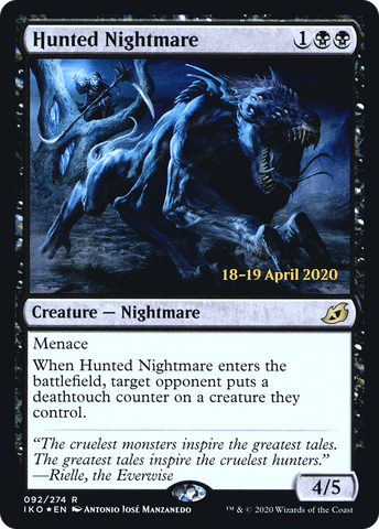 Hunted Nightmare  [Ikoria: Lair of Behemoths Prerelease Promos]