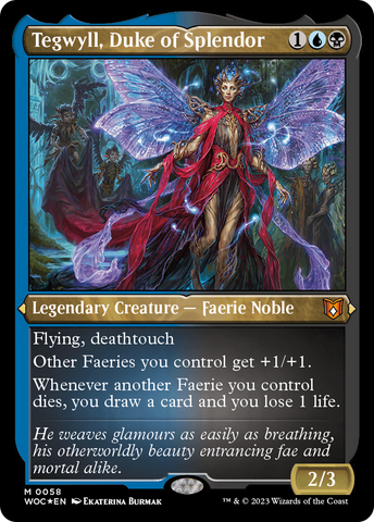 Tegwyll, Duke of Splendor (Display Commander) [Wilds of Eldraine Commander]