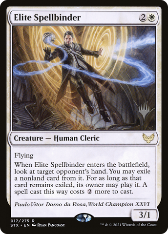 Elite Spellbinder (Promo Pack) [Strixhaven: School of Mages Promos]