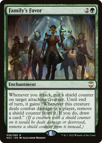 Family's Favor (Promo Pack) [Streets of New Capenna Commander Promos]