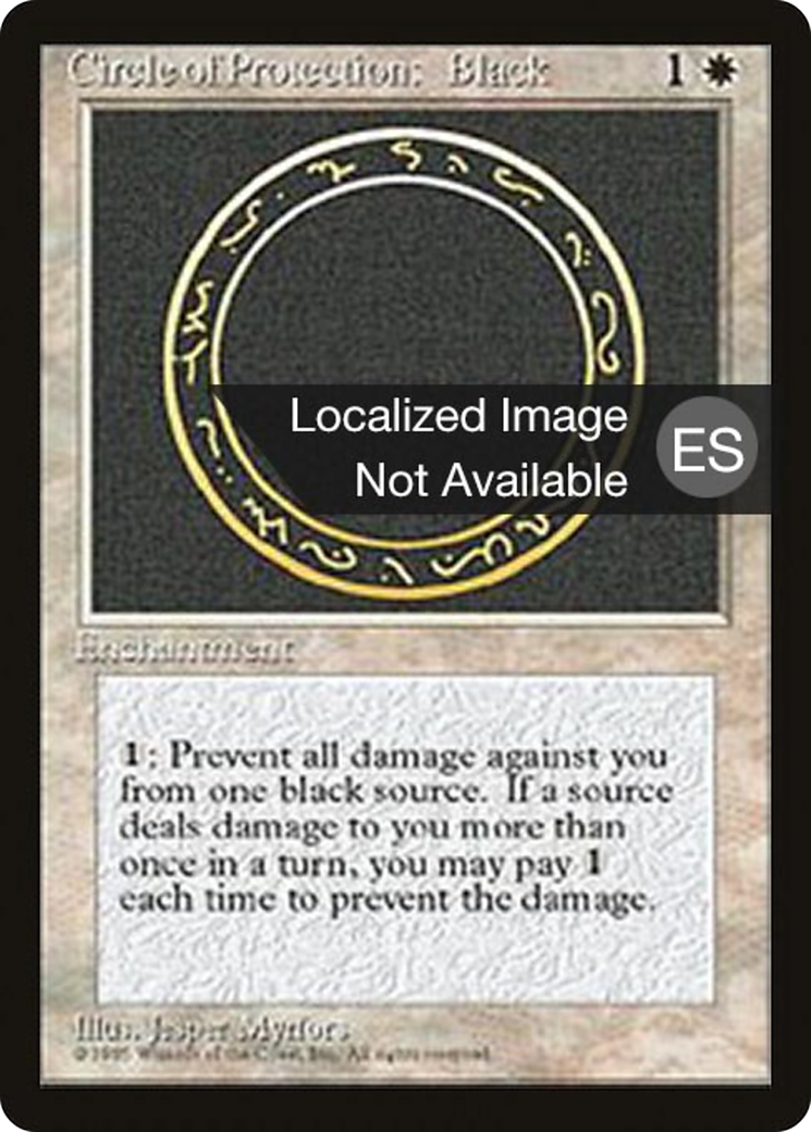 Circle of Protection: Black [Fourth Edition Foreign Black Border]