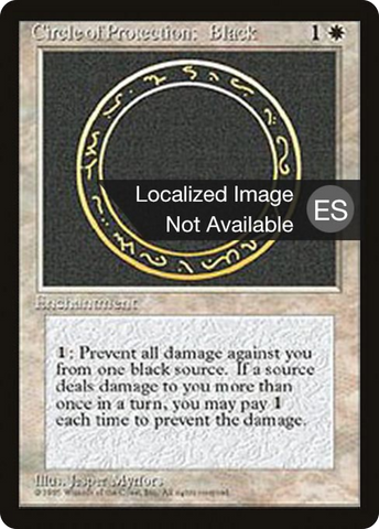Circle of Protection: Black [Fourth Edition Foreign Black Border]