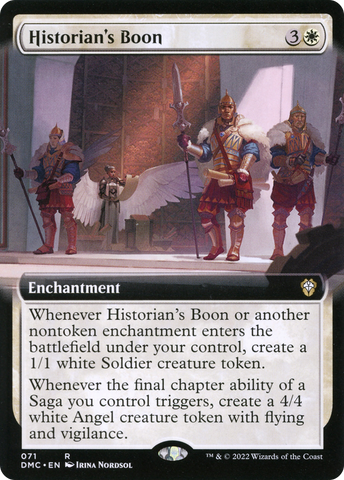 Historian's Boon (Extended Art) [Dominaria United Commander]