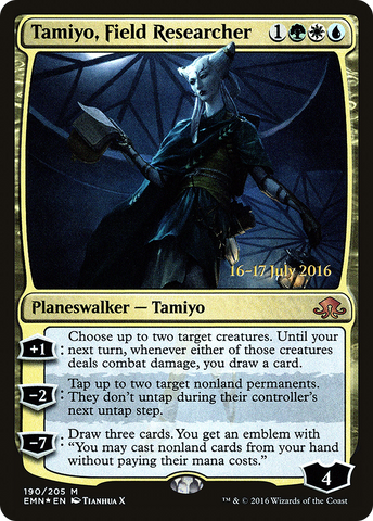 Tamiyo, Field Researcher  [Eldritch Moon Prerelease Promos]