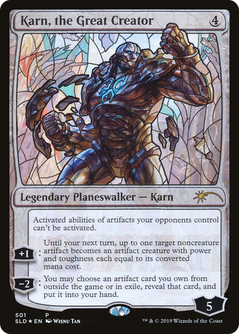 Karn, the Great Creator (Stained Glass) [Secret Lair Drop Promos]
