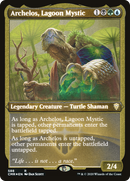 Archelos, Lagoon Mystic [Commander Legends Etched]