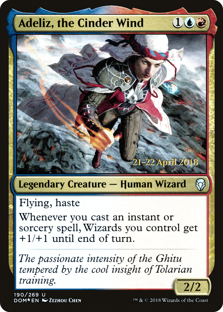 Adeliz, the Cinder Wind  [Dominaria Prerelease Promos]