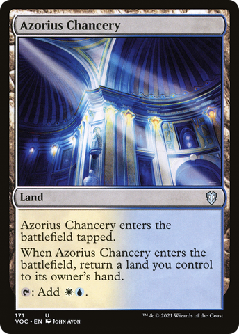 Azorius Chancery [Innistrad: Crimson Vow Commander]