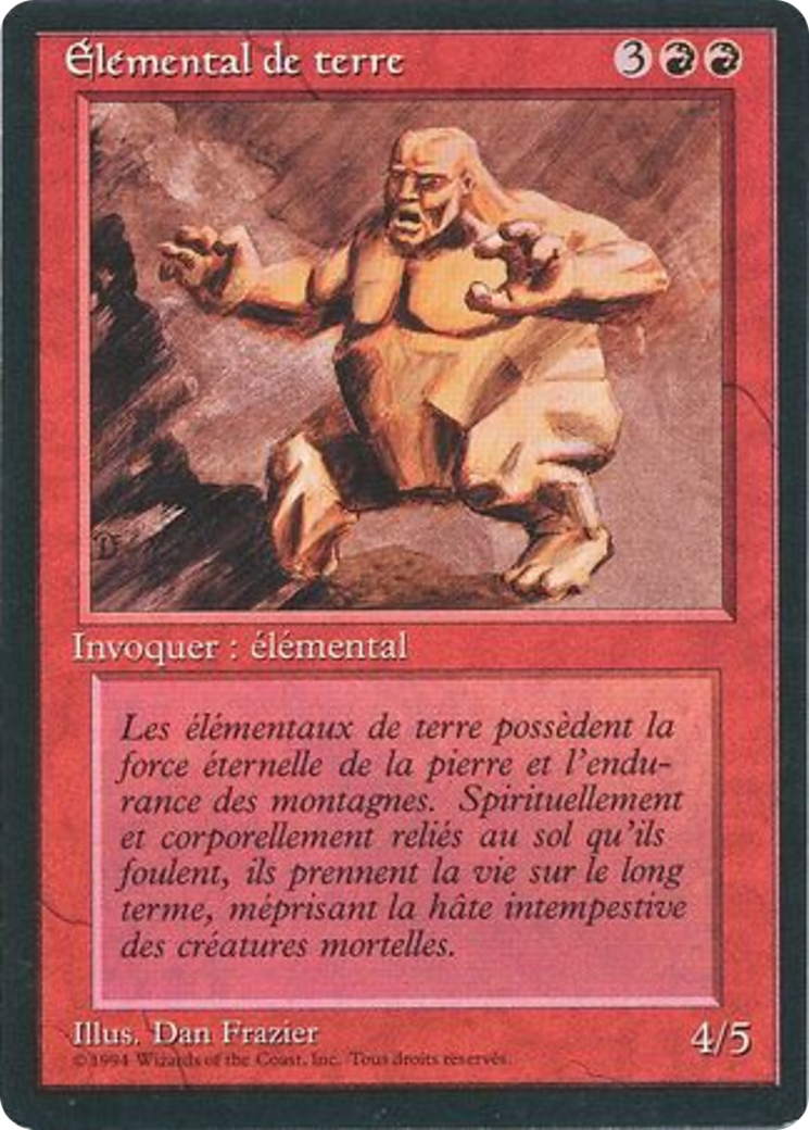 Earth Elemental [Foreign Black Border]