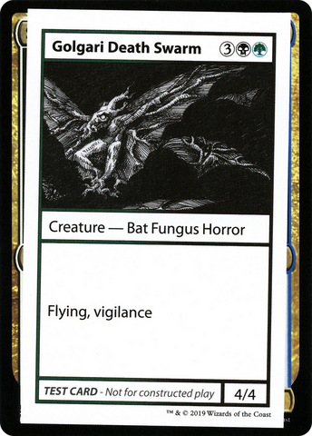 Golgari Death Swarm (2021 Edition) [Mystery Booster Playtest Cards]