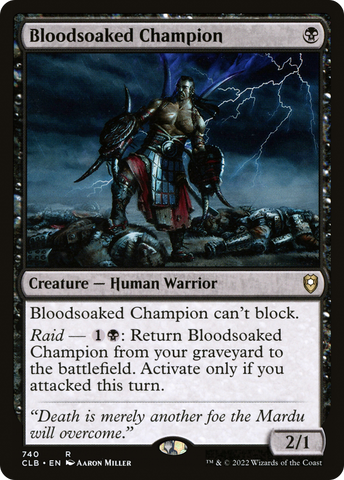 Bloodsoaked Champion [Commander Legends: Battle for Baldur's Gate]