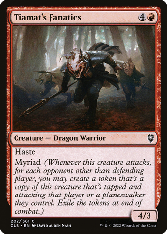 Tiamat's Fanatics [Commander Legends: Battle for Baldur's Gate]