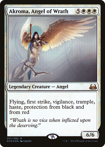 Akroma, Angel of Wrath (Divine vs. Demonic) [Duel Decks Anthology]