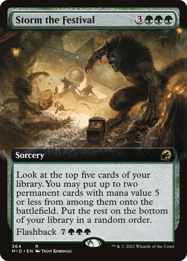 Storm the Festival (Extended) [Innistrad: Midnight Hunt]