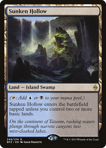 Sunken Hollow [Battle for Zendikar Promos]