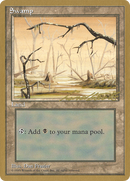 Swamp (ll372) (Leon Lindback) [Pro Tour Collector Set]