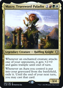 Mazzy, Truesword Paladin [Commander Legends: Battle for Baldur's Gate Prerelease Promos]