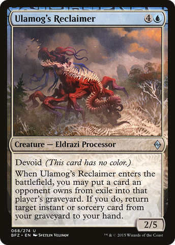 Ulamog's Reclaimer [Battle for Zendikar]