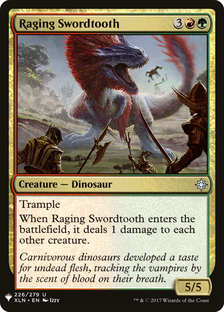 Raging Swordtooth [Mystery Booster]